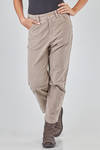pantalone con gamba conformata in velluto a costine sottili verticali di cotone ed elastan - KRISTENSEN DU NORD 