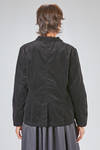 hip-length jacket, wide, in washed cotton vertical wale corduroy - MANUELLE GUIBAL 