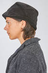 hat in washed cotton corduroy - MANUELLE GUIBAL 