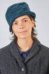 hat in washed cotton corduroy - MANUELLE GUIBAL 