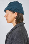 hat in washed cotton corduroy - MANUELLE GUIBAL 