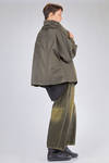 giacca/caban al fianco, linea over, in taffetas pesante di nylon - MELITTA BAUMEISTER 