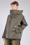 giacca/caban al fianco, linea over, in taffetas pesante di nylon - MELITTA BAUMEISTER 