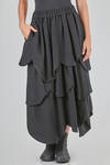 long and wide skirt in wool herrington - NOIR KEI NINOMIYA 