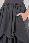 long and wide skirt in wool herrington - NOIR KEI NINOMIYA 