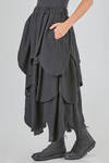 long and wide skirt in wool herrington - NOIR KEI NINOMIYA 