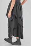 long and wide skirt in wool herrington - NOIR KEI NINOMIYA 