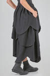 long and wide skirt in wool herrington - NOIR KEI NINOMIYA 