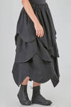 long and wide skirt in wool herrington - NOIR KEI NINOMIYA 