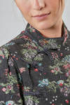 giacca al fianco, dritta, in garza doppiata di cotone, cupro, poliestere e nylon con motivo jacquard - NOIR KEI NINOMIYA 