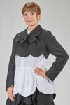 giacca corta a bolero in herrington di lana - NOIR KEI NINOMIYA 