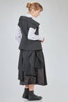 gilet al fianco, sfiancato, in gabardine di lana - NOIR KEI NINOMIYA 