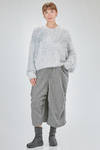 hip-lenght sweater, oversize, in faux fur long-pile polyester knit - NOIR KEI NINOMIYA 