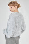 hip-lenght sweater, oversize, in faux fur long-pile polyester knit - NOIR KEI NINOMIYA 