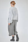 hip-lenght sweater, oversize, in faux fur long-pile polyester knit - NOIR KEI NINOMIYA 