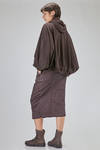 cardigan corto e ampio in felpa di cotone - RUNDHOLZ 