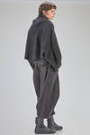 short and wide cardigan in soft raccoon knit - RUNDHOLZ 