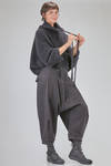 short and wide cardigan in soft raccoon knit - RUNDHOLZ 