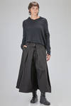 short and wide sweater in cashmere knit and sable yarn - RUNDHOLZ 