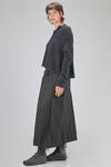 short and wide sweater in cashmere knit and sable yarn - RUNDHOLZ 