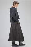 short and wide sweater in cashmere knit and sable yarn - RUNDHOLZ 
