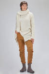 long and oversize sweater, in long filament silk knit - RUNDHOLZ 