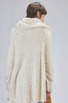 long and oversize sweater, in long filament silk knit - RUNDHOLZ 
