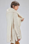 long and oversize sweater, in long filament silk knit - RUNDHOLZ 