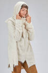 long and oversize sweater, in long filament silk knit - RUNDHOLZ 