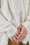 long and oversize sweater, in long filament silk knit - RUNDHOLZ 