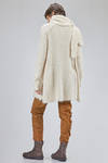 long and oversize sweater, in long filament silk knit - RUNDHOLZ 