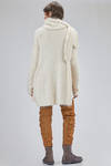 long and oversize sweater, in long filament silk knit - RUNDHOLZ 