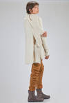 long and oversize sweater, in long filament silk knit - RUNDHOLZ 
