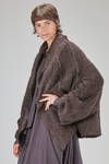 long and oversize cardigan, in long filament silk knit - RUNDHOLZ 
