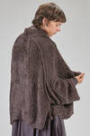 long and oversize cardigan, in long filament silk knit - RUNDHOLZ 