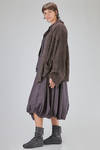 long and oversize cardigan, in long filament silk knit - RUNDHOLZ 