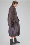 long and oversize cardigan, in long filament silk knit - RUNDHOLZ 