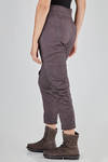 lean trousers in over-dyed cotton, hemp and elastane denim - RUNDHOLZ DIP 
