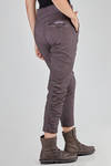 lean trousers in over-dyed cotton, hemp and elastane denim - RUNDHOLZ DIP 