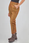 lean trousers in over-dyed cotton, hemp and elastane denim - RUNDHOLZ DIP 