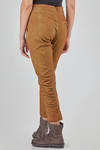 lean trousers in over-dyed cotton, hemp and elastane denim - RUNDHOLZ DIP 