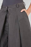 gonna-pantalone ampia e svasata in canvas lavato di cotone ed elastan - RUNDHOLZ DIP 