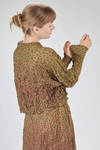 short and wide top in crinkled polyester froissé - SHU MORIYAMA 