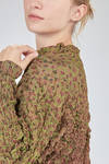 short and wide top in crinkled polyester froissé - SHU MORIYAMA 
