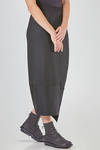 asymmetric pencil longuette skirt, in soft hand wool jersey - SHU MORIYAMA 