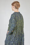 longuette dress, wide, in crinkled polyester froissé - SHU MORIYAMA 