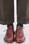 BECOMING shoes in calf leather natural dyed with aged effect gradient - TRIPPEN 