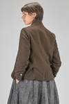 short and slim jacket, in Tyrolean wool shetland - BERGFABEL 