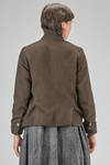short and slim jacket, in Tyrolean wool shetland - BERGFABEL 