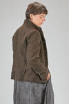 short and slim jacket, in Tyrolean wool shetland - BERGFABEL 